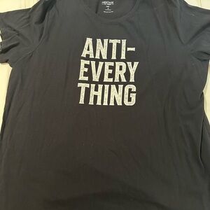 Torrid Heritage Black Knit Tee Size 3